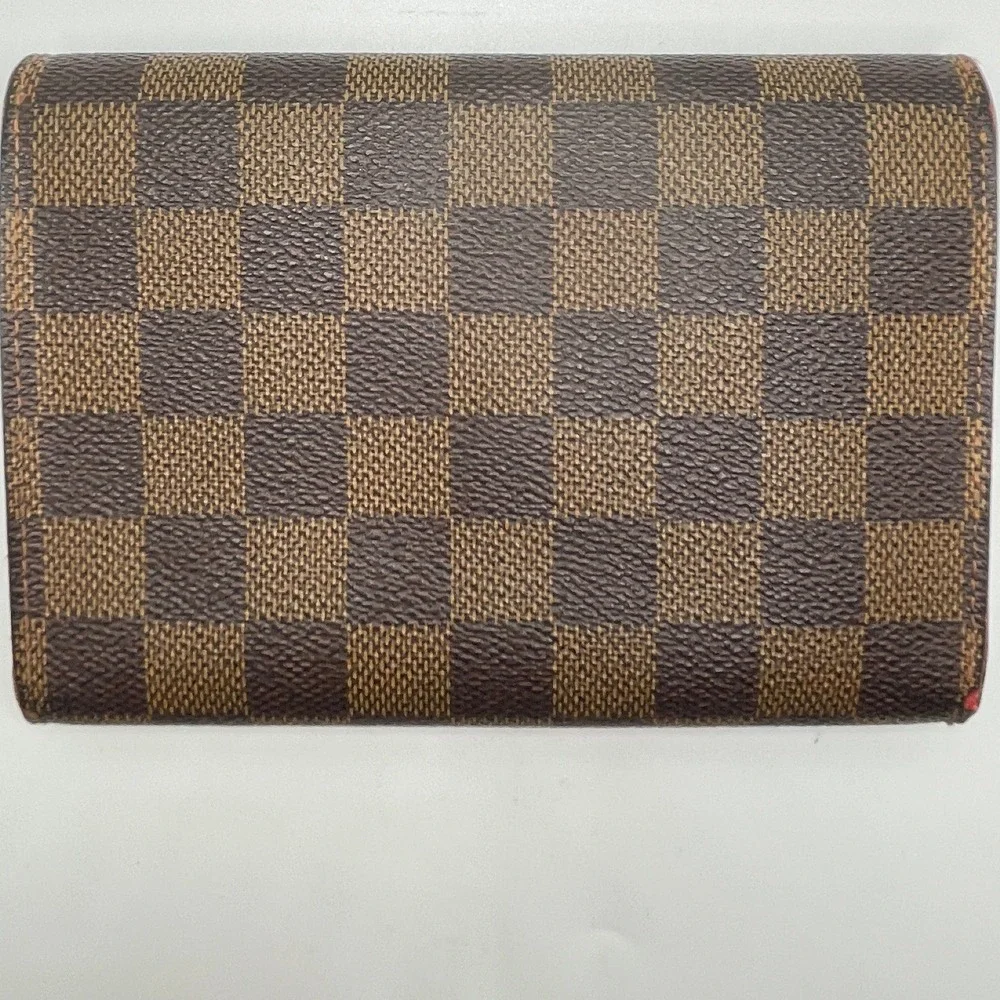 Louis Vuitton Damier Ebene Koala Wallet Brown Coated Canvas Made in France#846 - Picture 2 of 14